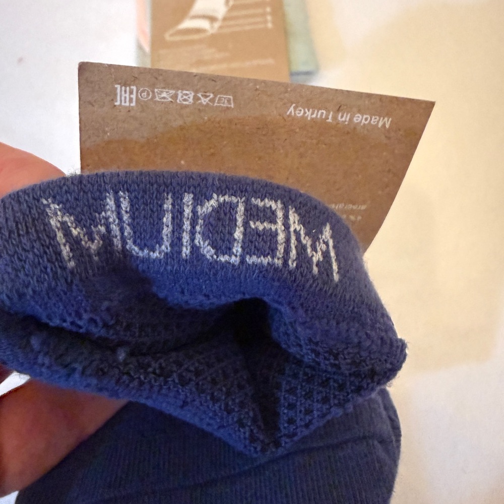 On Cloud Running‎ All-Day Socks in Navy and Gray/Pink - Size M NWT - Picture 4 of 4